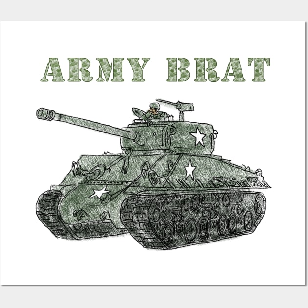 Army Brat Wall Art by djmrice